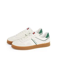 THE GREENWICH LEATHER Plateausneaker, Freizeitschuh, Halbschuh, Schnrschuh mit kontrastfarbenen Details