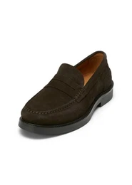 aus edlem Velours-Rindleder Loafer