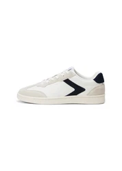 Marc O'Polo Sneaker aus hochwertigem Rindleder Blau/Weiß/Beige/Creme/Dunkelblau