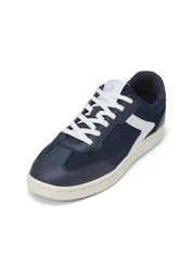 Marc O'Polo Sneaker aus hochwertigem Rindleder Blau/Hellblau/Dunkelblau