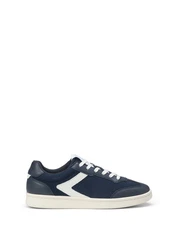 Marc O'Polo Sneaker aus hochwertigem Rindleder Blau/Hellblau/Dunkelblau