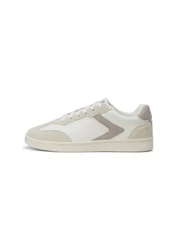 Marc O'Polo Sneaker aus hochwertigem Rindleder Weiß/Beige/Grau/Creme