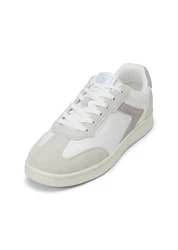 Marc O'Polo Sneaker aus hochwertigem Rindleder Weiß/Beige/Grau/Creme