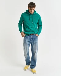 GANT Herren Hoodie REGULAR SHIELD HOODIE Türkis/Grün/Dunkelgrün