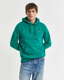 Hoodie REG SHIELD HOODIE mit Logostickerei auf der Brust
