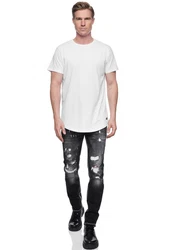 Rusty Neal Straight-Jeans MINO Schwarz/Grün/Grau