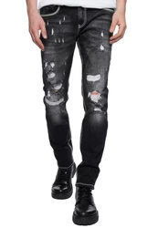 Rusty Neal Straight-Jeans MINO Schwarz/Grün/Grau