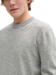 TOM TAILOR DENIM Pullover Grau/Hellgrau/Khaki
