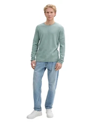TOM TAILOR Pullover Grün/Hellgrün