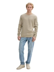 TOM TAILOR Pullover Khaki/Beige