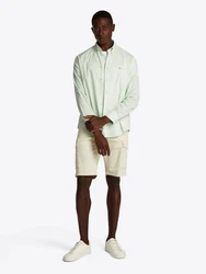 TOMMY HILFIGER Hemd FLEX Hellgrün/Grün/Khaki/Türkis