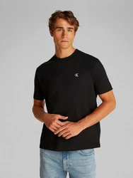 Calvin Klein T-Shirt SERIF FONT GRAPHIC TEE Schwarz