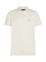 Tommy Hilfiger Poloshirt ESSENTIAL COTTON KNITTED POLO Khaki/Weiß/Creme/Beige