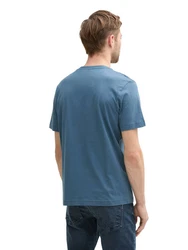 TOM TAILOR T-Shirt mit Foto-Print Blau/Hellblau