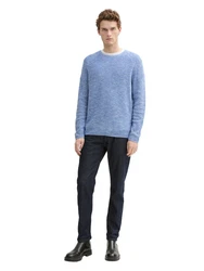 TOM TAILOR Pullover Grau/Blau/Hellblau