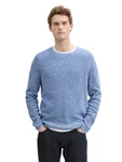 TOM TAILOR Pullover Grau/Blau/Hellblau