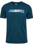 hummel T-Shirt hmlGRAPHIC BOLD LOGO TEE Türkis/Dunkelgrün/Blau/Grün
