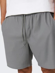 ONLY & SONS Shorts ONSTEL LIFE PLIZZE NOOS Hellgrau/Grau/Dunkelgrau