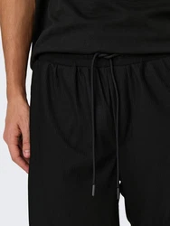 ONLY & SONS Shorts ONSTEL LIFE PLIZZE NOOS Schwarz