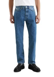 Straight-Jeans aus reiner Bio-Baumwolle
