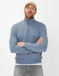 Brax Strickpullover Style SION Grau/Blau/Hellblau