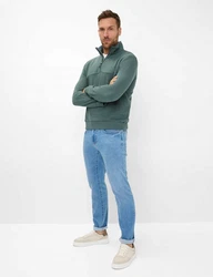 Brax Strickpullover Style SION Grün/Dunkelgrün/Türkis