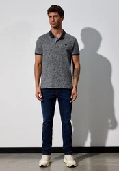 STREET ONE MEN Poloshirt Grau/Hellgrau/Dunkelgrau/Schwarz