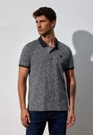 STREET ONE MEN Poloshirt Grau/Hellgrau/Dunkelgrau/Schwarz
