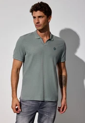 STREET ONE MEN Poloshirt Grün/Dunkelgrün/Khaki/Hellblau