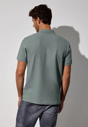 STREET ONE MEN Poloshirt Grün/Dunkelgrün/Khaki/Hellblau