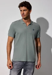 STREET ONE MEN Poloshirt Grün/Dunkelgrün/Khaki/Hellblau