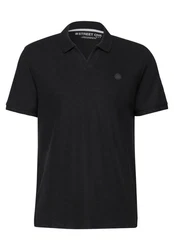 STREET ONE MEN Poloshirt Schwarz/Dunkelgrau