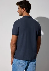 STREET ONE MEN Poloshirt Blau/Dunkelblau