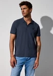 STREET ONE MEN Poloshirt Blau/Dunkelblau