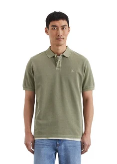 Marc O'Polo Poloshirt Dunkelgrün/Khaki/Grün