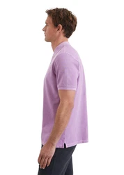 Marc O'Polo Poloshirt Lila/Dunkelblau