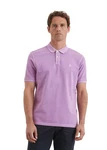 Marc O'Polo Poloshirt Lila/Dunkelblau