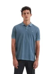 Marc O'Polo Poloshirt Grau/Blau/Hellblau