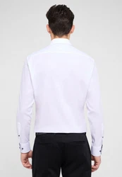 Eterna Langarmhemd MODERN FIT NON IRON Weiß/Creme/Grün