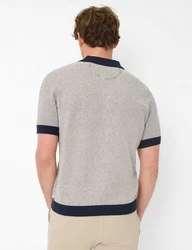 Brax Kurzarmhemd Style PASCAL Blau/Dunkelblau/Beige/Schwarz