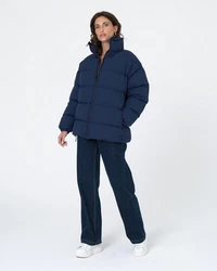 freshlions Steppjacke Estala Dunkelblau