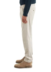 Marc O'Polo Chinohose mit Bundfalten-Details Khaki/Beige