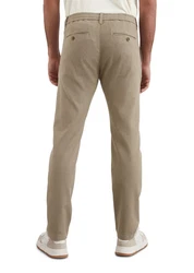 Marc O'Polo Chinohose mit Bundfalten-Details Khaki