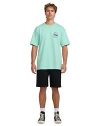 Billabong T-Shirt Rotor Diamond Grün/Hellgrün/Türkis