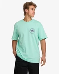 Billabong T-Shirt Rotor Diamond Grün/Hellgrün/Türkis