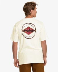 Billabong T-Shirt Rotor Diamond Khaki/Beige/Weiß/Grau/Creme