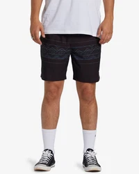 Billabong Bermudas Surftrek Schwarz/Bordeaux/Dunkelrot