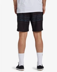 Billabong Bermudas Surftrek Schwarz/Bordeaux/Dunkelrot