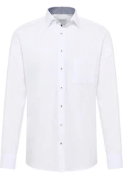 Eterna Langarmhemd MODERN FIT NON IRON Weiß/Creme