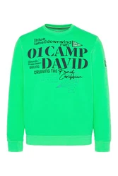 CAMP DAVID Sweater Grün/Neonfarben